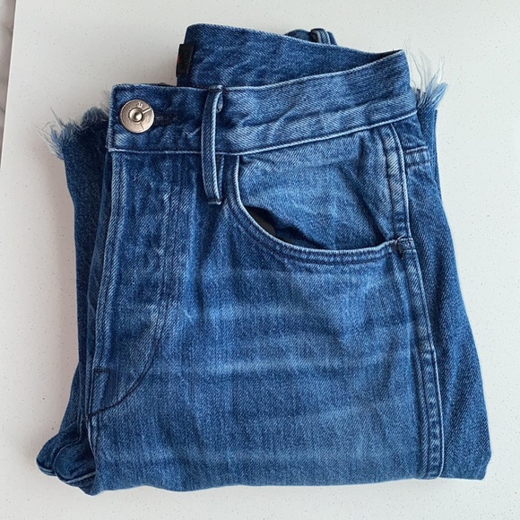 3x1 Women's Blue W4 Shelter Austin Crop Jeans - Picture 3 of 16